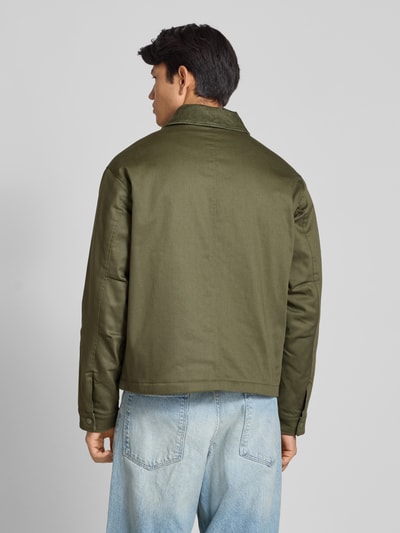 Marc O'Polo Denim Regular fit jeans blouson van katoenmix Kaki - 5