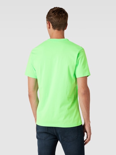MC2 Saint Barth T-Shirt mit Label-Stitching Modell 'DOVER' Hellgruen 5