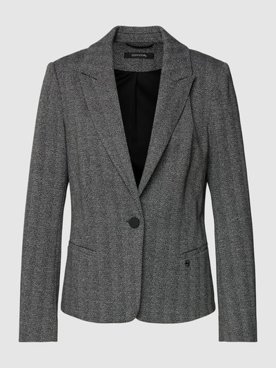 comma Blazer mit Zickzack-Muster Black 2