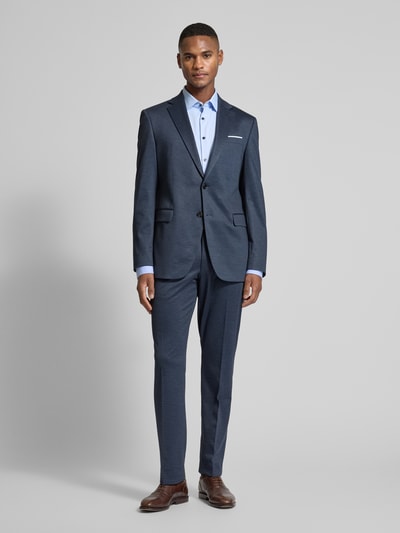 Jake*s Slim Fit Business-Hemd mit Kentkragen Bleu 1