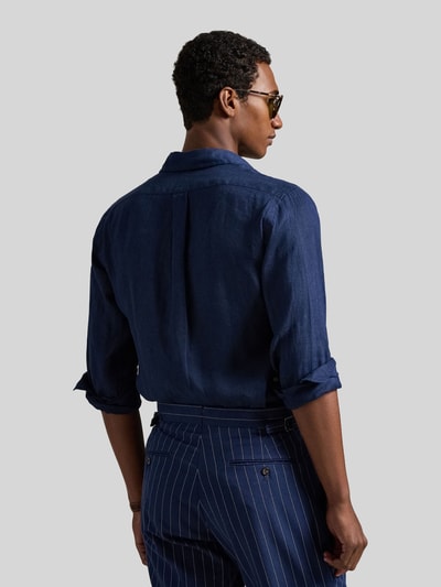 Polo Ralph Lauren Relaxed Fit Freizeithemd aus reinem Leinen Marine 5