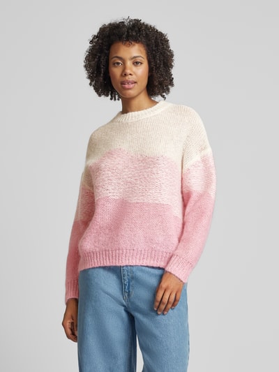 Selected Femme Strickpullover mit überschnittenen Schultern Modell 'JACKIE' Hellrosa 4