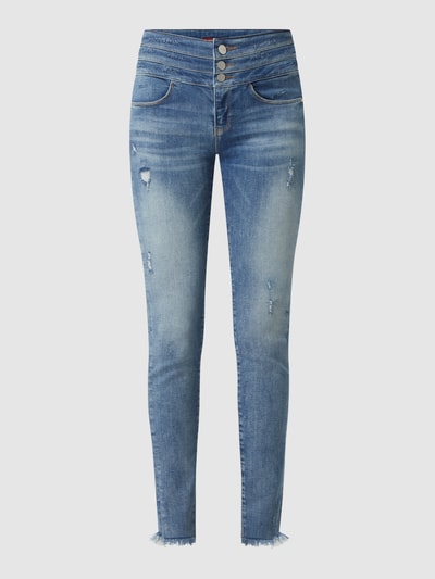 MISS SIXTY Cropped High Waist Jeans mit Stretch-Anteil Modell 'Blue Attack' Jeansblau 2