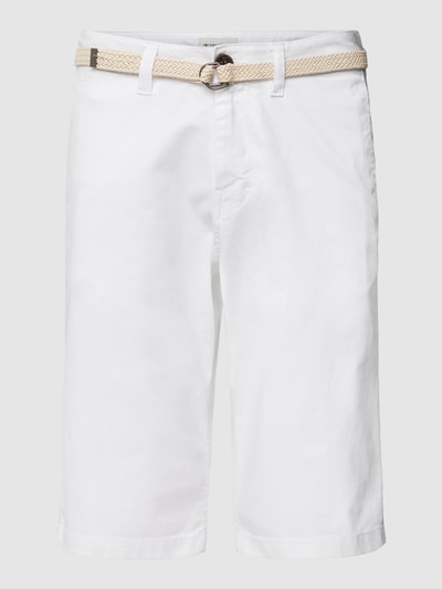 Tom Tailor Regular Fit Shorts mit Logo-Detail Weiss 2