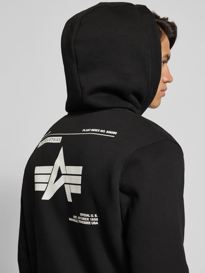 Alpha Industries Hoodie met capuchon Zwart - 3