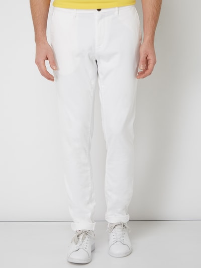 Tommy Hilfiger Straight Fit Chino mit Stretch-Anteil  Weiss 4