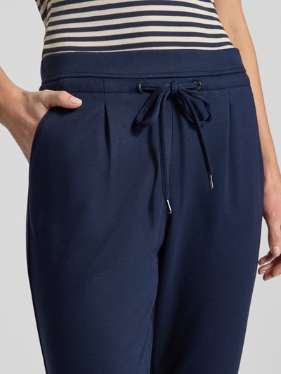 Christian Berg Woman Regular Fit Stoffhose aus Viskose-Mix Dunkelblau 3