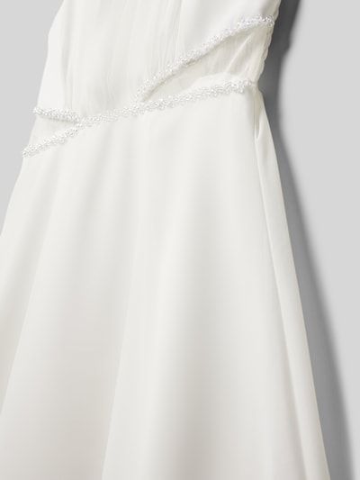 G.O.L. Abendkleid mit Zierperlenbesatz Offwhite 2