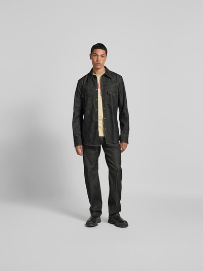 Dsquared2 Freizeithemd mit Knopfleiste Black 1