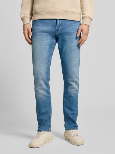 Tommy Jeans Slim Fit Jeans aus Baumwoll-Mix Modell 'SCANTON SLIM' Jeansblau 4