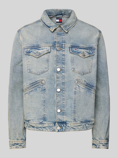 Tommy Jeans Regular Fit Jeansjacke aus Baumwoll-Mix Hellblau 2