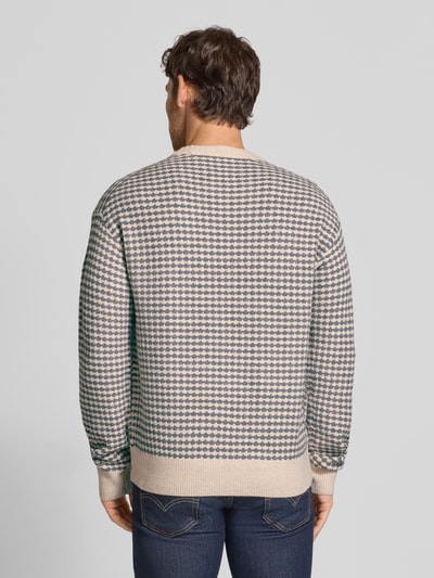 Scotch & Soda Gebreide pullover met ronde hals Middengrijs - 5