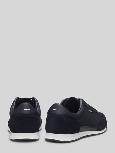 BOSS sneakers met labelopschrift Donkerblauw - 3