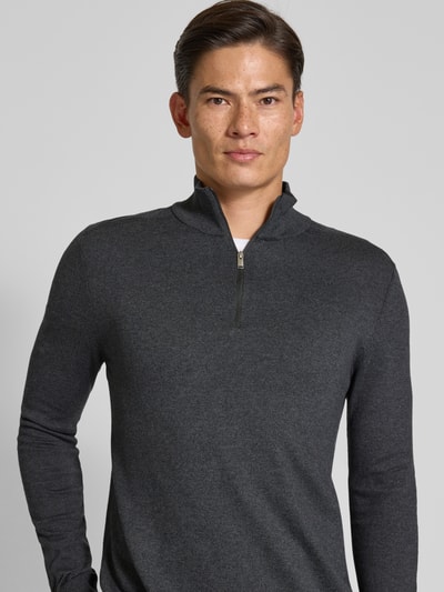 SELECTED HOMME Regular fit schipperstrui van puur katoen, model 'BERG' Antraciet - 3