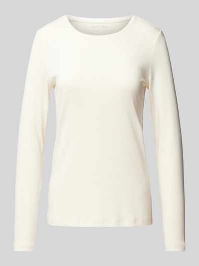 Christian Berg Woman Longsleeve mit Rundhalsausschnitt Offwhite 2