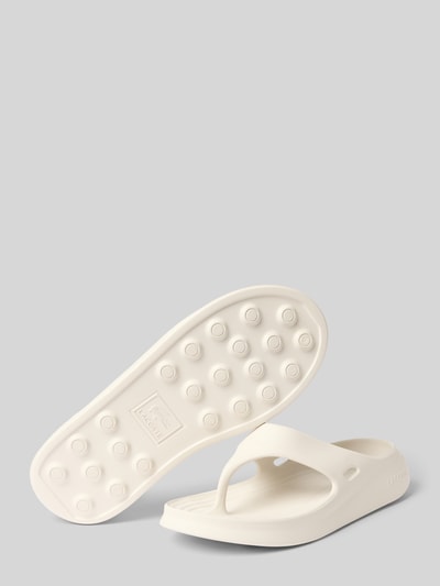 Lacoste Teenslippers met label in reliëf Offwhite - 4