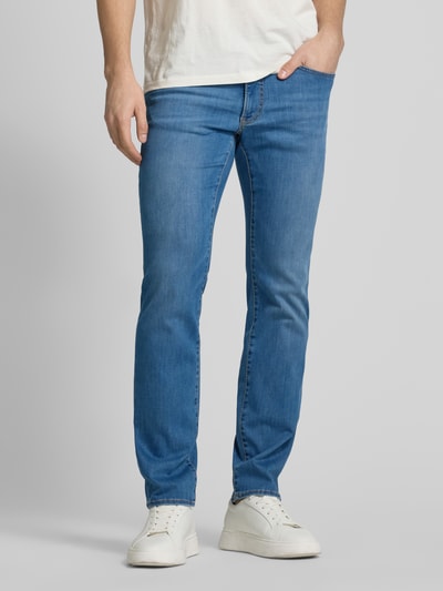 Brax Regular Fit Jeans im 5-Pocket-Design Modell 'Chuck' Blau 4