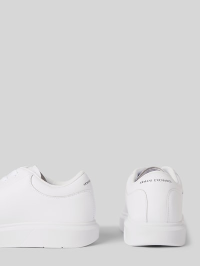 ARMANI EXCHANGE Sneakers met vetersluiting en labeldetails Wit - 2