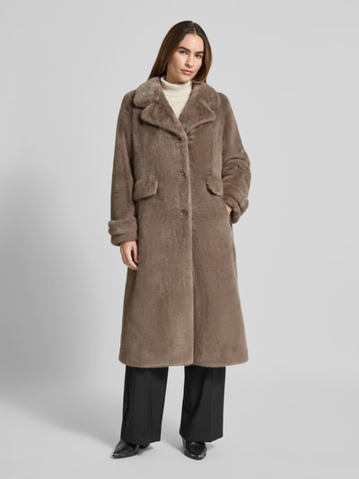 Rich & Royal Jas met reverskraag Taupe - 4