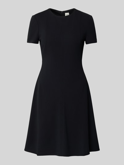 Calvin Klein Womenswear Scuba Fit T-Shirt-Kleid mit Nahtreißverschluss Modell 'Flare' Black 2