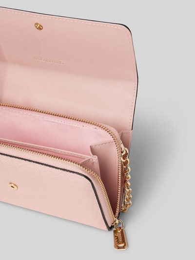 VALENTINO BAGS Clutch met labelapplicatie, model 'KALUA' Roségoud - 3