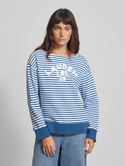 Lauren Ralph Lauren Pullover met sierknoopsluitingen, model 'AMPOLA' Wit - 4