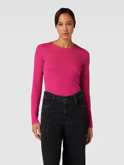 Marc O'Polo Denim Longsleeve mit Rundhalsausschnitt Pink 4