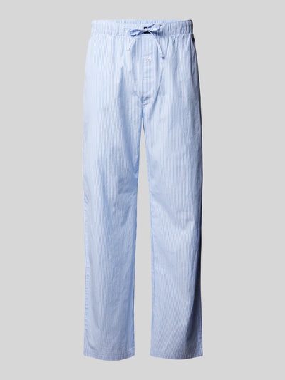 Christian Berg Men Pyjama-Hose mit elastischem Bund und Kordelzug Bleu 1