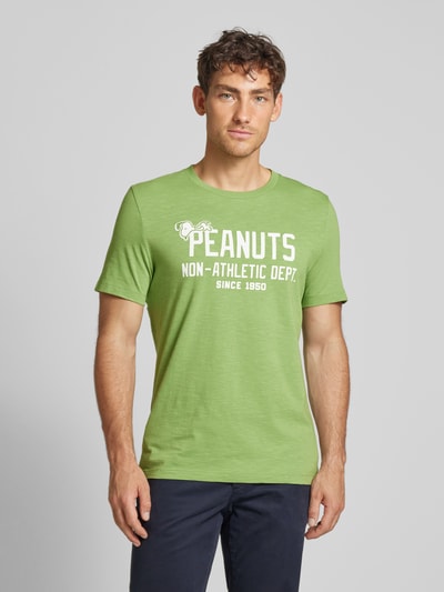 s.Oliver RED LABEL Regular Fit T-Shirt mit Peanuts-Print Grass 4