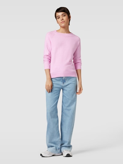 Vero Moda Gebreide pullover met ronde hals, model 'DOFFY' Lichtroze - 1