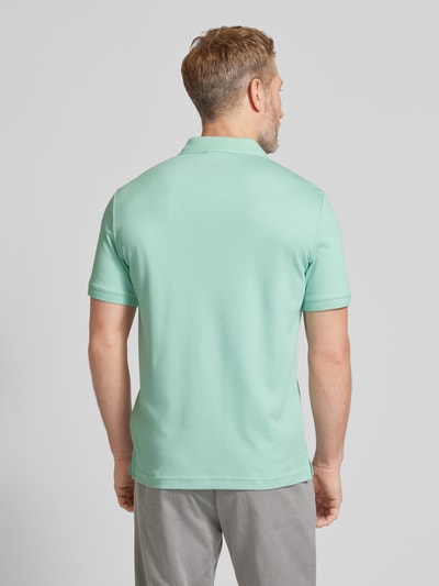 CK Calvin Klein Regular Fit Poloshirt mit Knopfleiste Helltuerkis 5