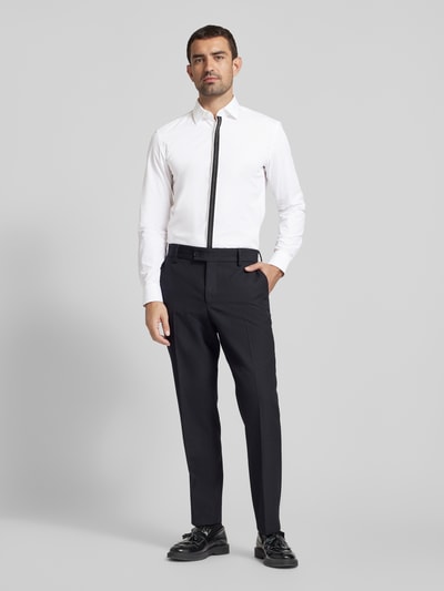 HUGO Slim Fit Business-Hemd mit Kentkragen Modell 'Keidi' Weiss 1