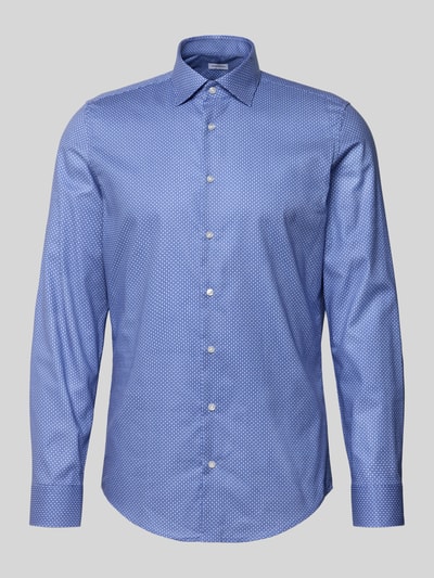 SEIDENSTICKER Slim fit zakelijk overhemd van katoen met kentkraag Wit - 2