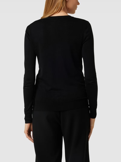 Guess Gebreide pullover met labeldetail, model 'PASCALE' Zwart - 5