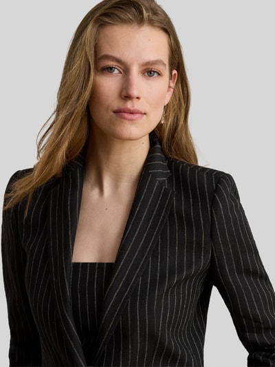 Lauren Ralph Lauren Regular Fit Longblazer aus Leinen mit Pattentaschen BLACK 6