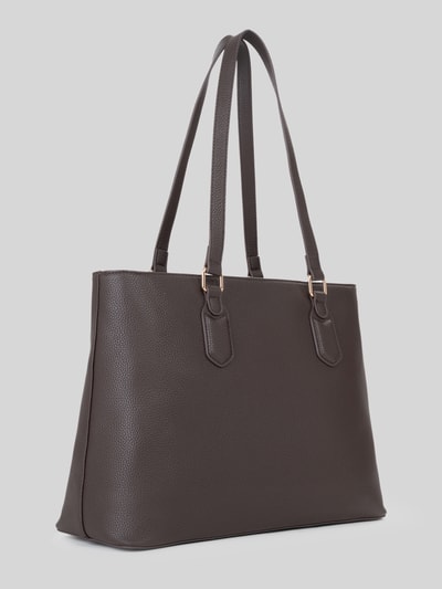 Valentino Bags Shopper mit Label-Detail Modell 'BRIXTON' Dunkelbraun 2