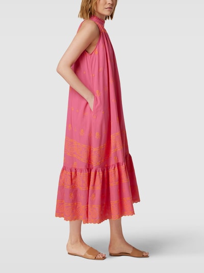 tonno & panna Maxikleid mit Schlüsselloch-Ausschnitt Pink 4