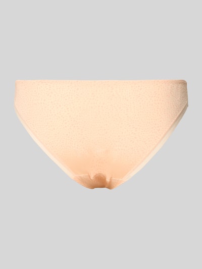 Produktfoto, Slip im Allover-Look Modell 'Tom' von Marie Jo in Beige mit feinem Stitching, elastischem Bund und Baumwoll-Anteil
