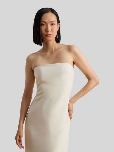 Lauren Ralph Lauren Figurbetontes Cocktailkleid mit Beinschlitz Beige 4