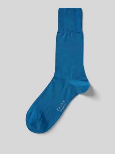 Falke Socken mit Label-Stitching Hellblau 1