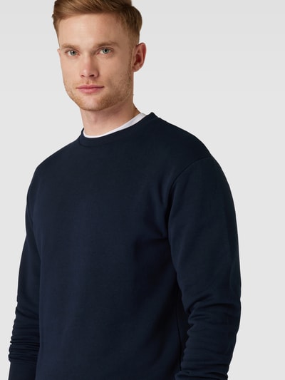 Jack & Jones Sweatshirt mit Rundhalsausschnitt Modell 'BRADLEY' Dunkelblau 3