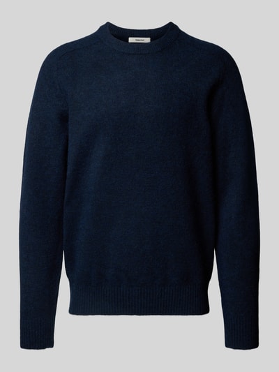 SELECTED HOMME Regular fit gebreide pullover met mix van alpaca en wol, model 'RAI' Donkerblauw - 2