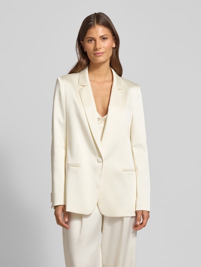 Jake*s Cocktail Regular fit blazer met paspelzakken Ecru - 4