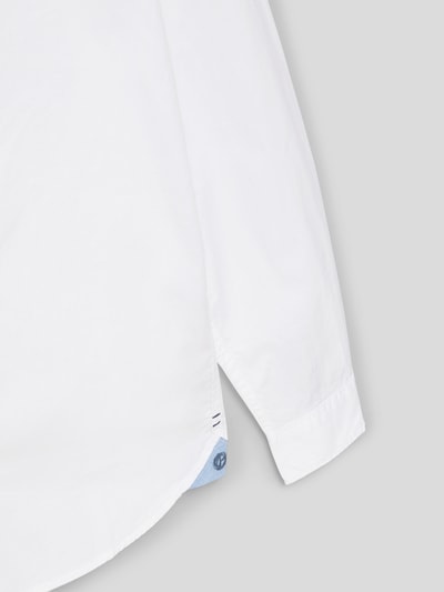 Pepe Jeans Hemd mit Label-Stitching Modell 'MALDON' Weiß 2