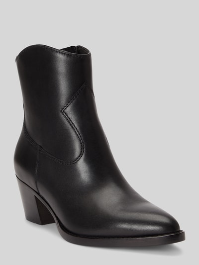 Lauren Ralph Lauren Stiefelette aus Kalbvelours mit Cowboy-Absatz Black 1