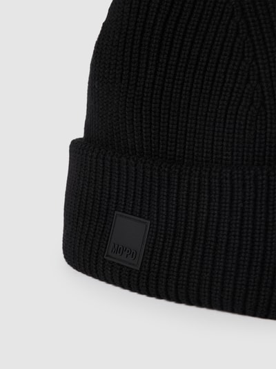 Marc O'Polo Denim Beanie mit Label-Detail Black 2