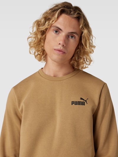 PUMA PERFORMANCE Sweatshirt mit Label-Print Camel 3