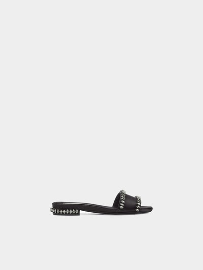 N°21 Pantolette mit Glitzer-Details Schwarz 6