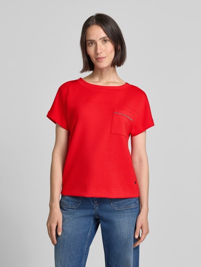 monari Sweatshirt met halflange mouwen Rood - 4