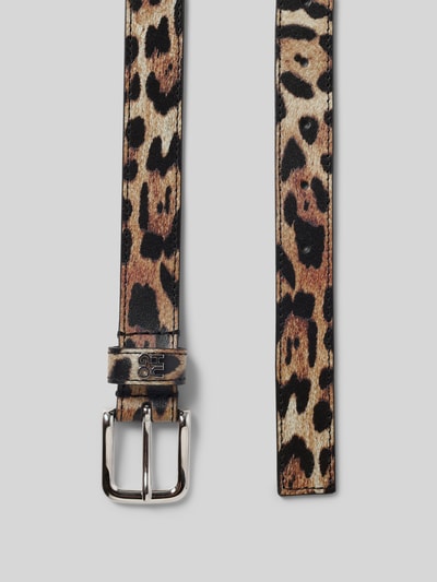 HUGO Riem van runderleer, model 'TINA_HU-GO-LEO' Beige - 3